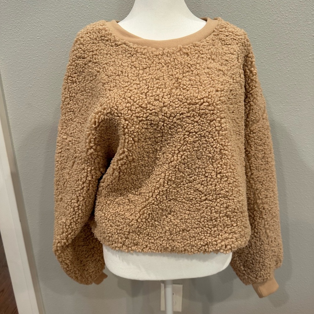 Wild Fable fuzzy crew neck sweater